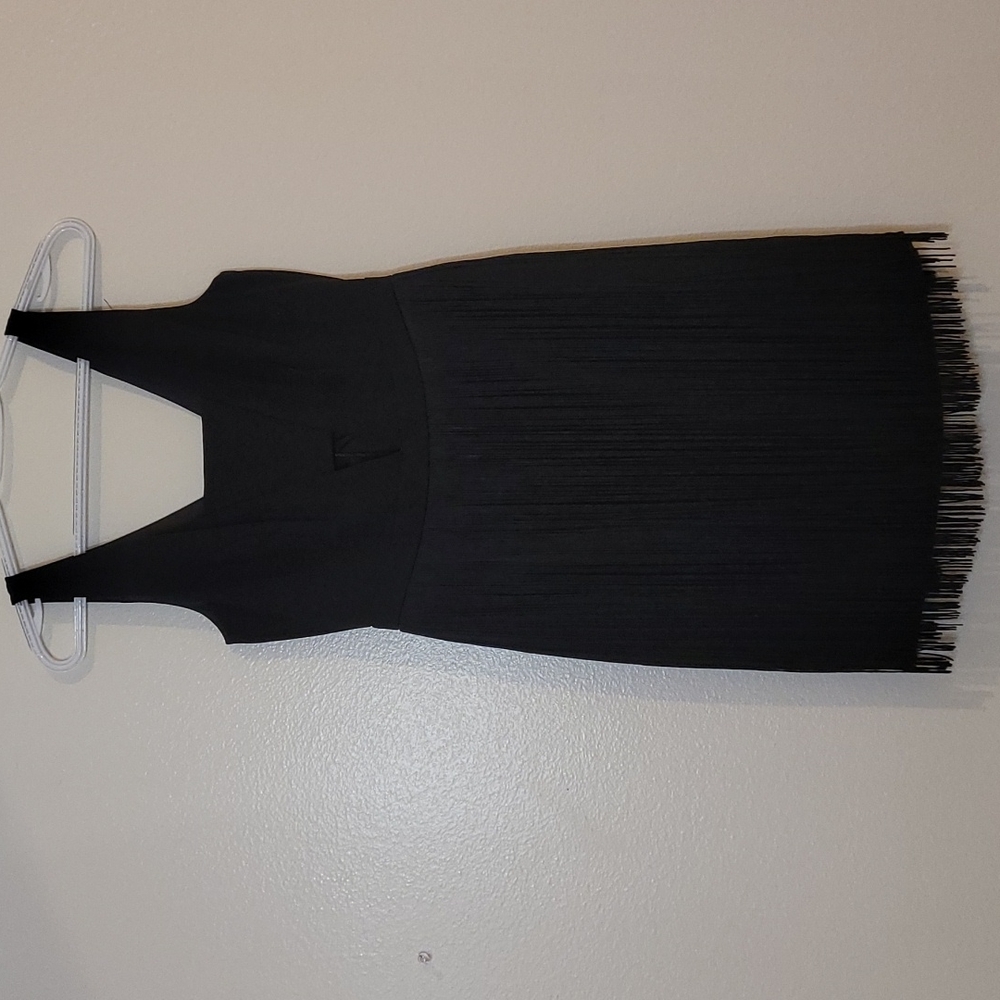 AIDEN mini fringe dress